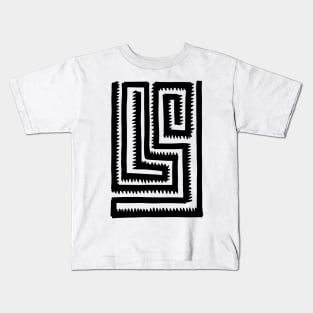 Black Maze Kids T-Shirt